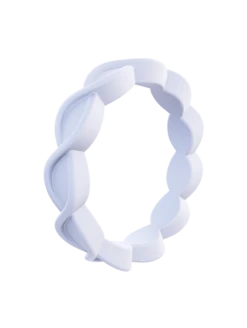 Women's Eternity Silicone Ring -Silicone Jewelry & Accessories Womens.Eternity.LightBlue.Angle