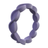Women's Eternity Silicone Ring -Silicone Jewelry & Accessories Womens.Eternity.Mauve .Angle