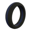 Women's Thin Blue Line Silicone Ring