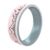 Women's Ridgeline Silicone Ring -Silicone Jewelry & Accessories Womens.Ridgeline.Eva2021.BlushIridescentBlue.Angle