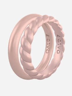 Women's Rose Gold Double Stack