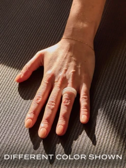 Women's Silver Double Stack -Silicone Jewelry & Accessories Womens.SilverDouble.Stack .Metallic.Lifestyle.2