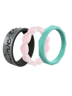 Women's Greatest Hits Silicone Ring Gift Set -Silicone Jewelry & Accessories WomensGreatestHits.GiftSets.2 de8861fd 9e0a 4872 9249 6b9e6f9f0743