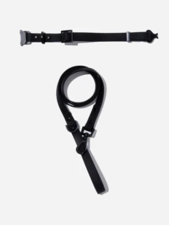 Charcoal QALO Leash & Collar Set